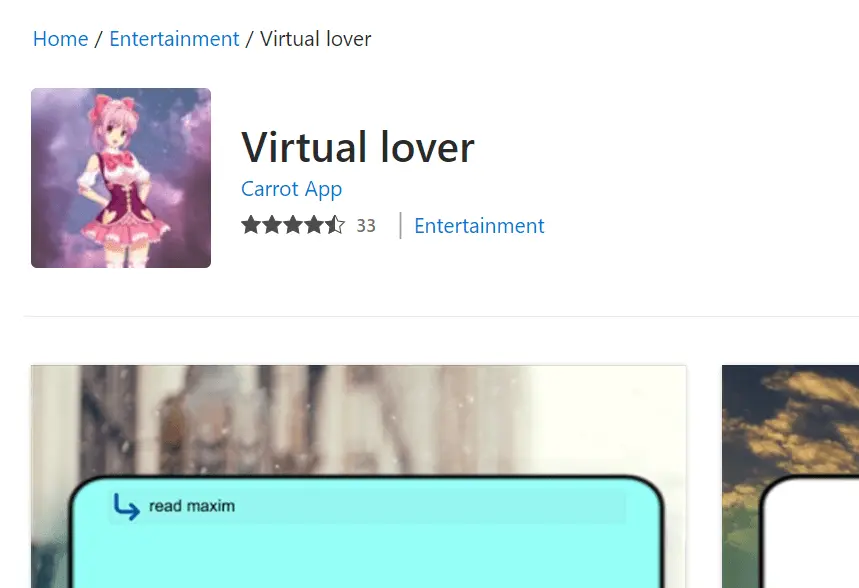 Virtual Lover – AI Chat Companion